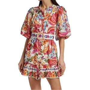 BNWT Farm Rio Spring Bananas Mini Dress